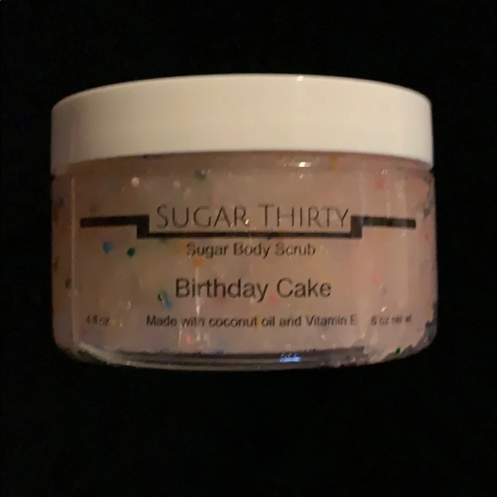 Sugar Scrub “Birthday Cake” multi color fun!!